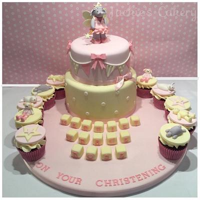Lottie the Elephant Christening Cake - Cake by Jackie's Cakery 