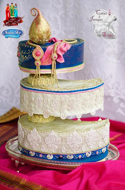 Maya: Elegant Indian Fashion Collaboration - Cake by CakesbySasi