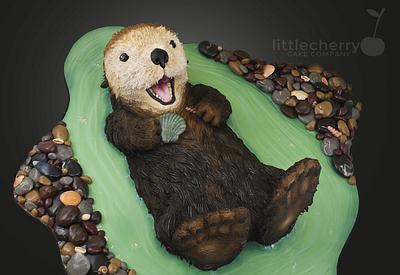 Sea Otter Cake - Cake by Little Cherry