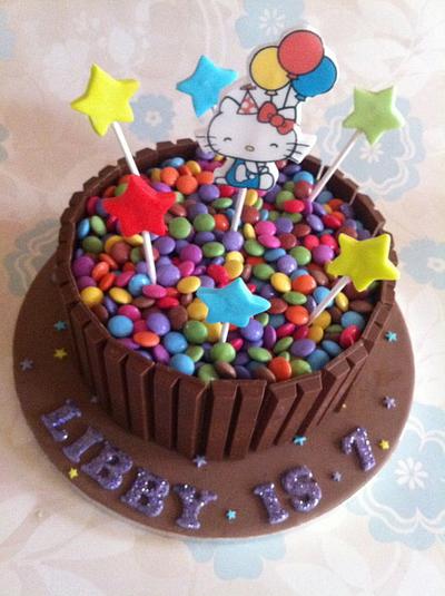 Hello Kitty Kitkat Cake - Cake by Sweet Treats of Cheshire