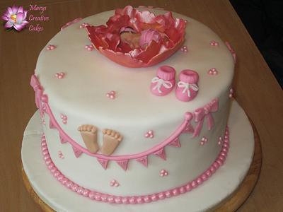 Baby Shower Cake - Cake by Mary Yogeswaran