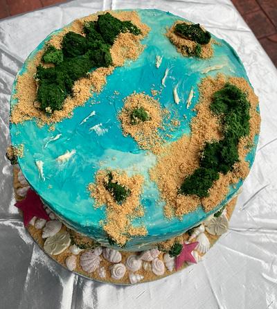 Maledivy sea cake  - Cake by Leona
