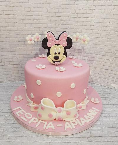 Birthday cake Minnie  - Cake by Eleni Siochou 