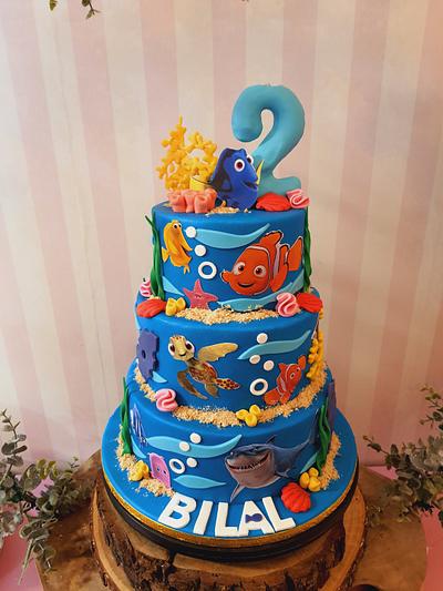Finding Nemo - Cake by ClaudiaSugarSweet
