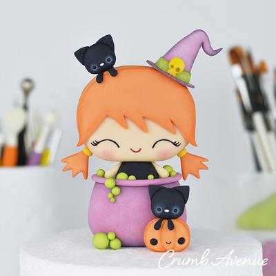 Cute Little Witch - Cake by Crumb Avenue