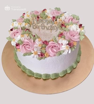 Fantasia di fiori di panna - Cake by Maria Gerarda Scaraia 