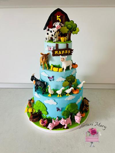 Animal farm cake - Cake by Torturi Mary