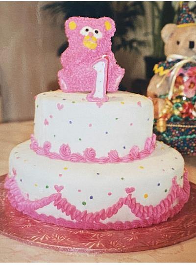 Pink 1st Birthday - Cake by Julia 