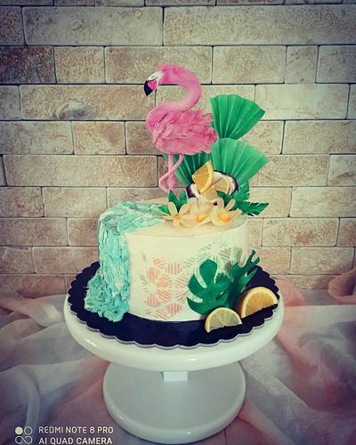 Hawaii cake  - Cake by Cakes_bytea
