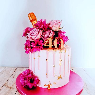 Champagne cake  - Cake by alenascakes