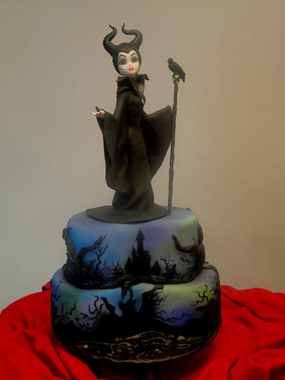 Mi Sweet Maleficent - Cake by Nathalie Laguado