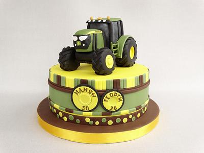 John Deere tractor - Cake by Diana