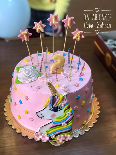 Unicorn cake  - Cake by HebaZahran