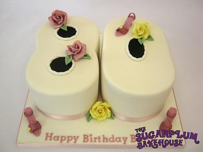 Carved 80th Birthday Cake - Cake by Sam Harrison