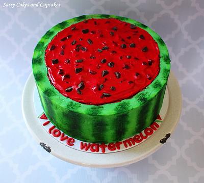 I love watermelon - Cake by Sassy Cakes and Cupcakes (Anna)