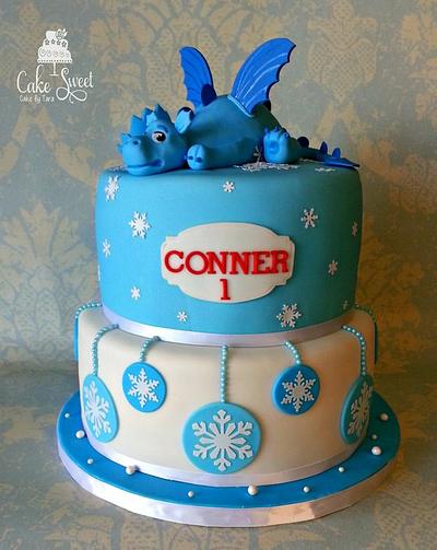 Winter baby dragon  - Cake by Cake Sweet Cake By Tara