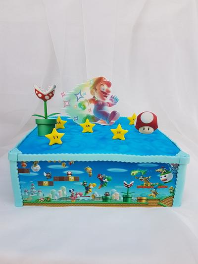 Super Mario 2D - Cake by Tirki