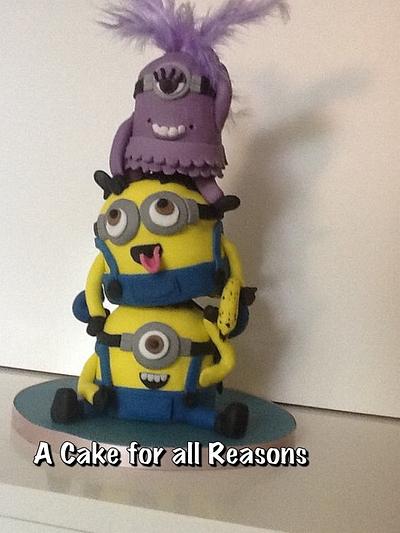 Minion stack  - Cake by Dawn Wells