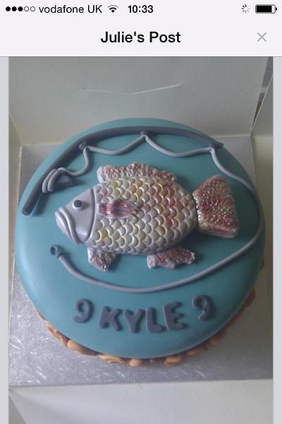Fishing cake - Cake by Julie Anderson