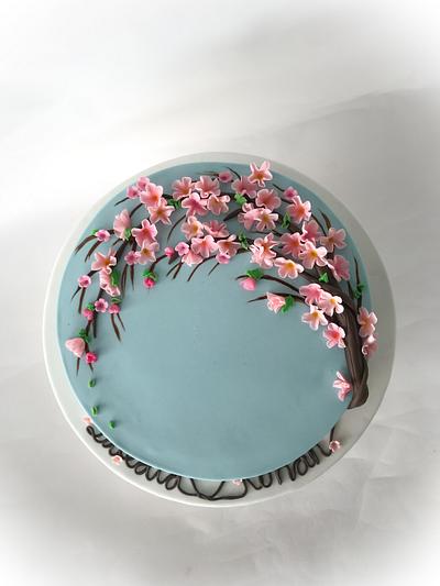 ‘Cheery’ Blossoms  - Cake by Homebaker