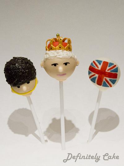 Queen's Diamond Jubilee Cake Pops - Cake by Definitely Cake