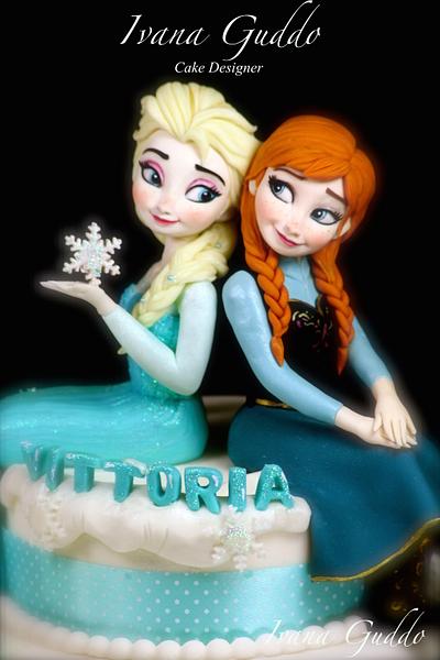 Frozen - Elsa- Anna cake - Cake by ivana guddo