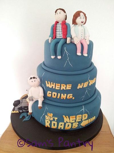 Grooms Back to the Future Cake - Cake by Ashling