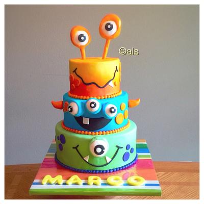Monster Cake - Cake by ALotofSugar