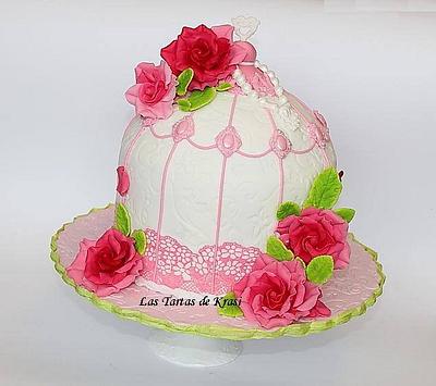 birdcage cake - Cake by Cake boutique by Krasimira Novacheva