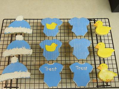 Welcome Baby Trent  - Cake by Pixie Dust Cake Designs