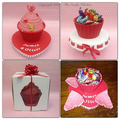 Chocolate Valentine Piñata  - Cake by The Crafty Kitchen - Sarah Garland