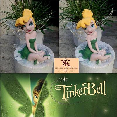 Tinkerbell figure - Cake by Fatiha Kadi