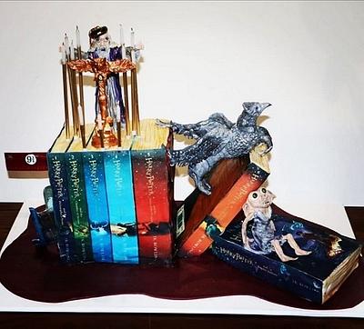 Harry potter books come alive  - Cake by Pam41