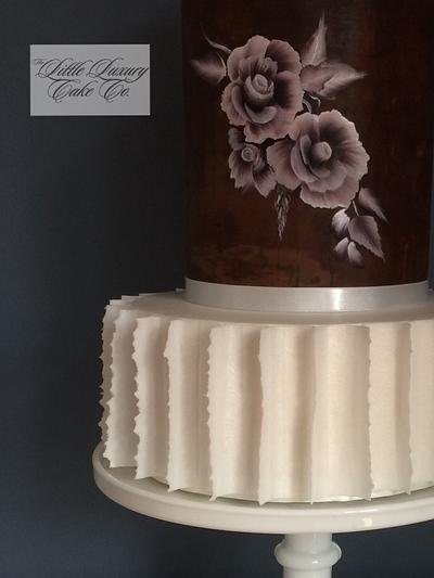 Paint, Parchment & a Chocolate Canvas - Cake by Little Luxury Cake Co.