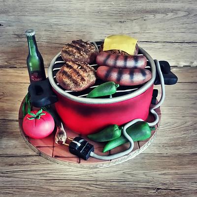My BBQ cake 🍲🥩🥓 - Cake by Desislava Tonkova
