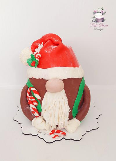 Christmas Gnome  - Cake by Kristina Mineva