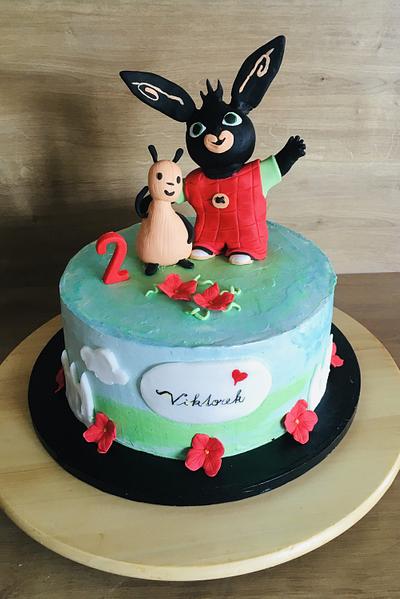 Cake with Bing and Flop - Cake by VVDesserts