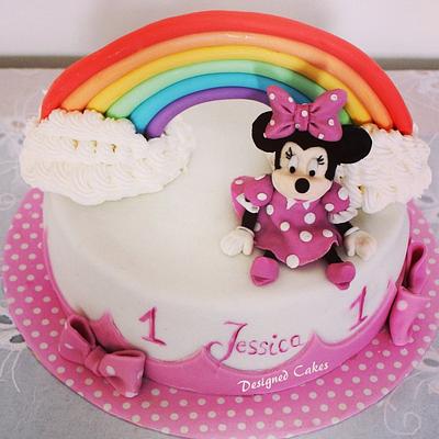 Minnie Mouse - Cake by Urszula Maczka