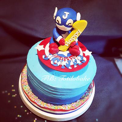 Captain America Cake - Cake by FangKim