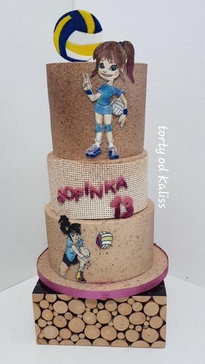 For a volleyball player - Cake by Kaliss