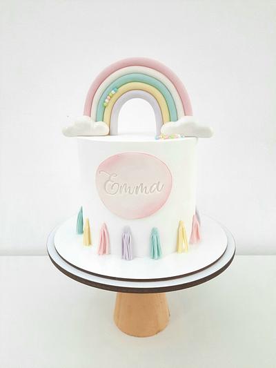 Rainbow cake - Cake by Silvia Caballero