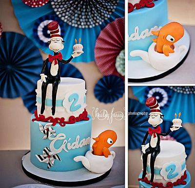 Mod Cat in the Hat - Cake by Stevi Auble
