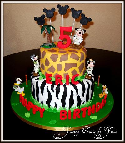 Mickey Safari Cake! - Cake by YummyTreatsbyYane