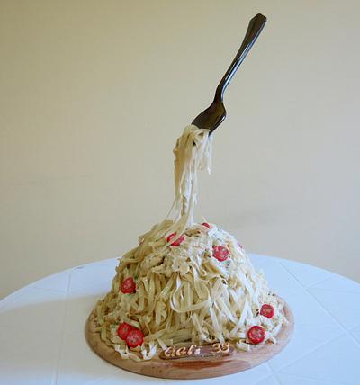 Fettuccini Cake - Cake by The Garden Baker