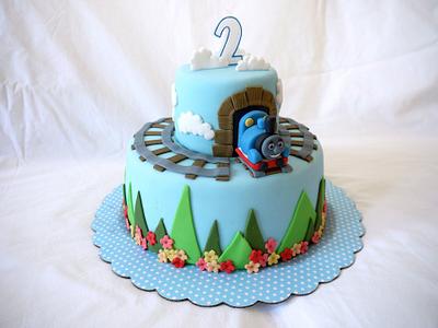 Thomas the Tank Engine Cake - Cake by Natalie King