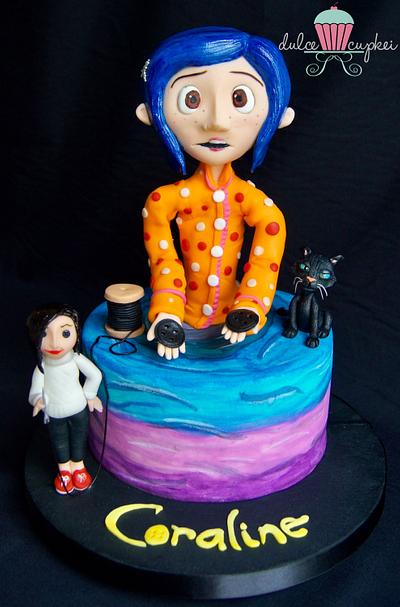 Cakeflix collaboration  CORALINE - Cake by Nadia Maciel 