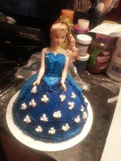 Queen Elsa from movie Frozen - Cake by Adams Specialties Bakery