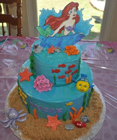 Little Mermaid Cake - Cake by Cakewalk