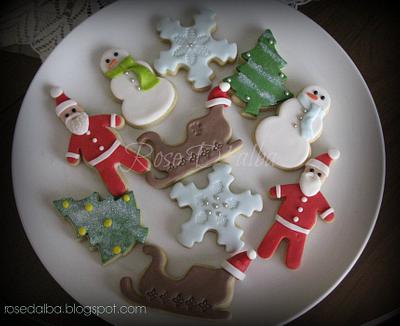 Christmas cookies - Cake by Rose D' Alba cake designer