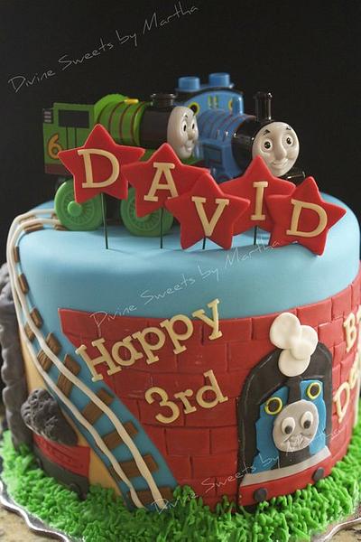 Thomas the Train cake - Cake by Martha Chirinos Teruel